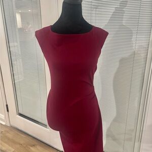 Diane Von Furstenberg Rich Red Midi Dress
